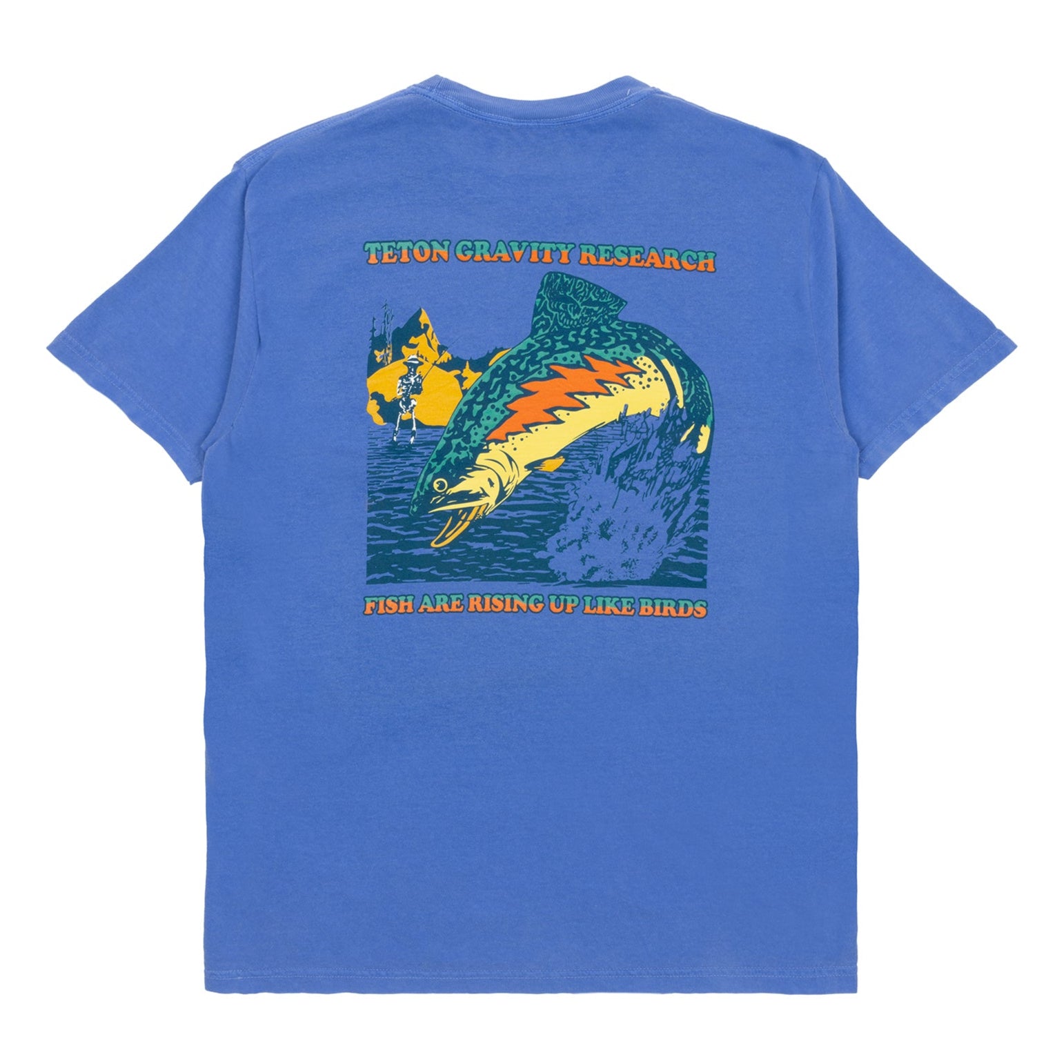 トップス Damngood Production FLORA TEE TGR x GD Fish Are Rising Tee – Teton Gravity Research