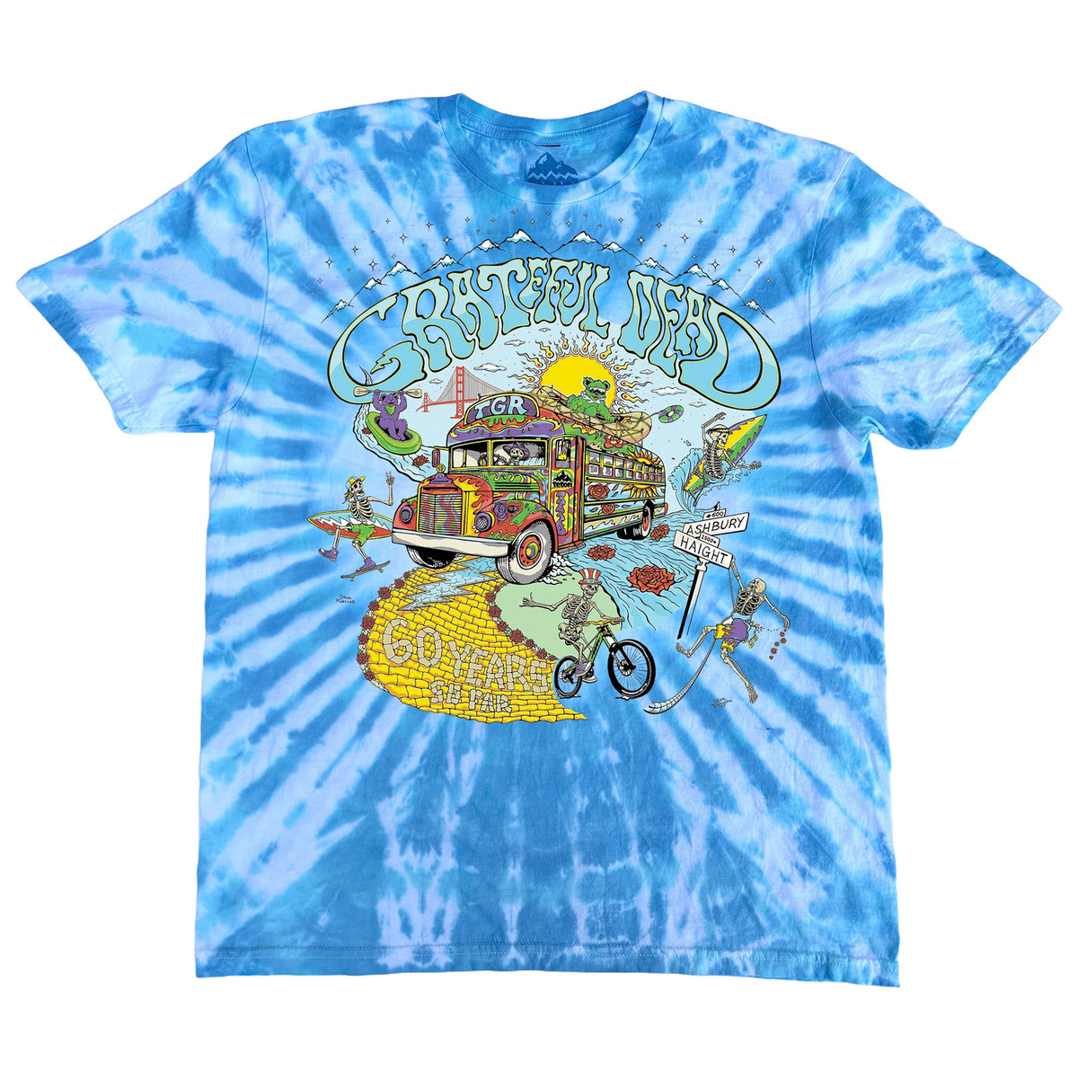 Grateful Dead 60th x Peter Forsythe Tee - Blue Tie Dye – Teton