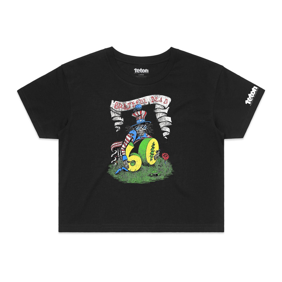 Grateful Dead 60th x TGR 60th Dead Uncle Sam Crop Tee - Teton Gravity Research