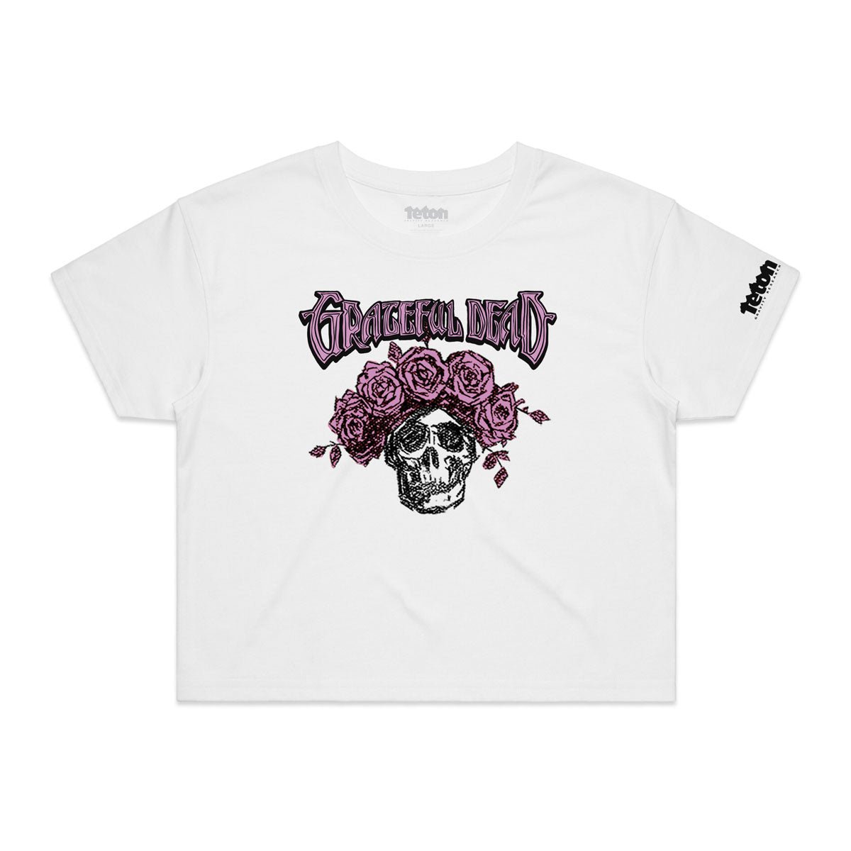 Grateful Dead 60th x TGR 60th Skull & Roses Crop Tee - Teton Gravity Research