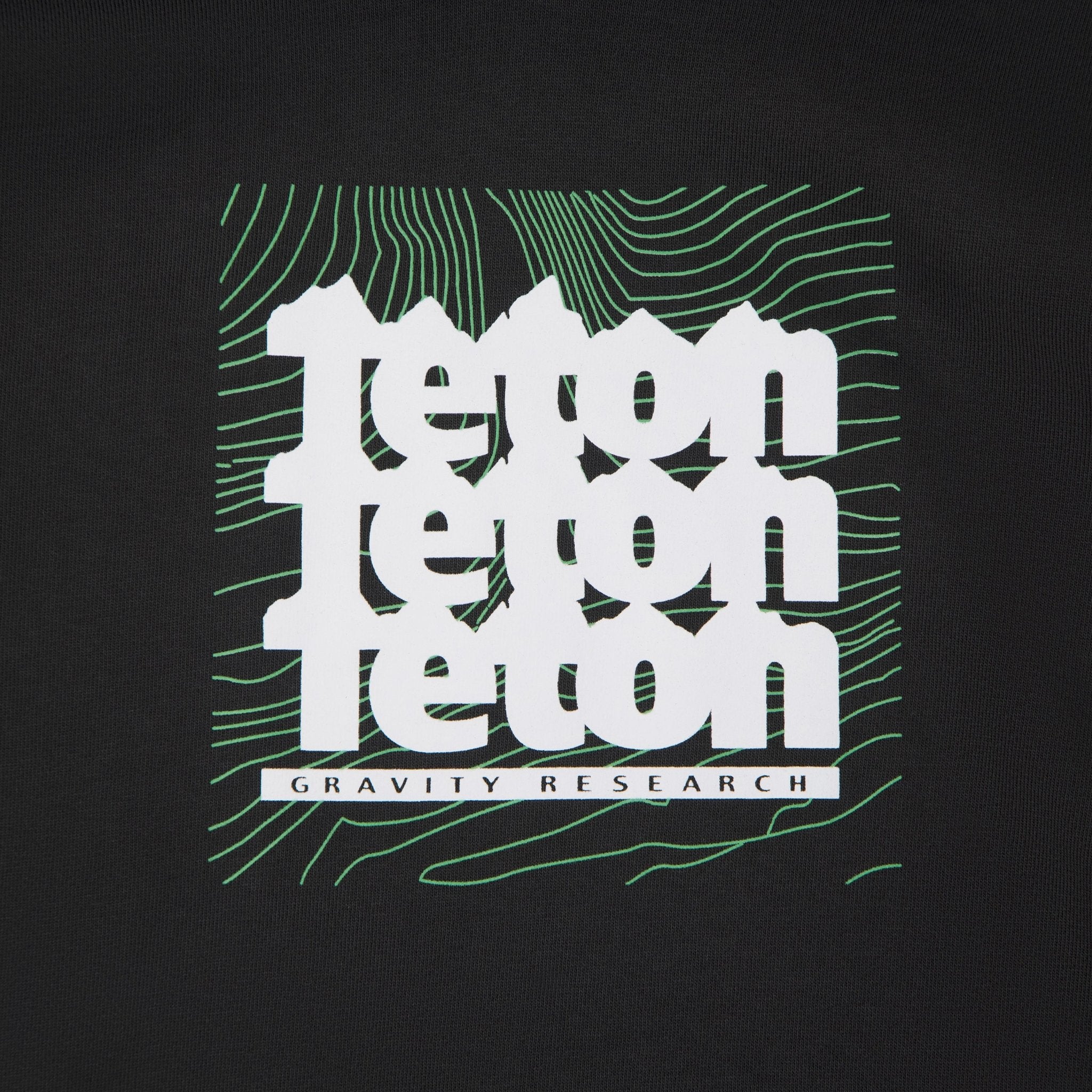 Topo Map Stacked Hoodie - Teton Gravity Research #color_black