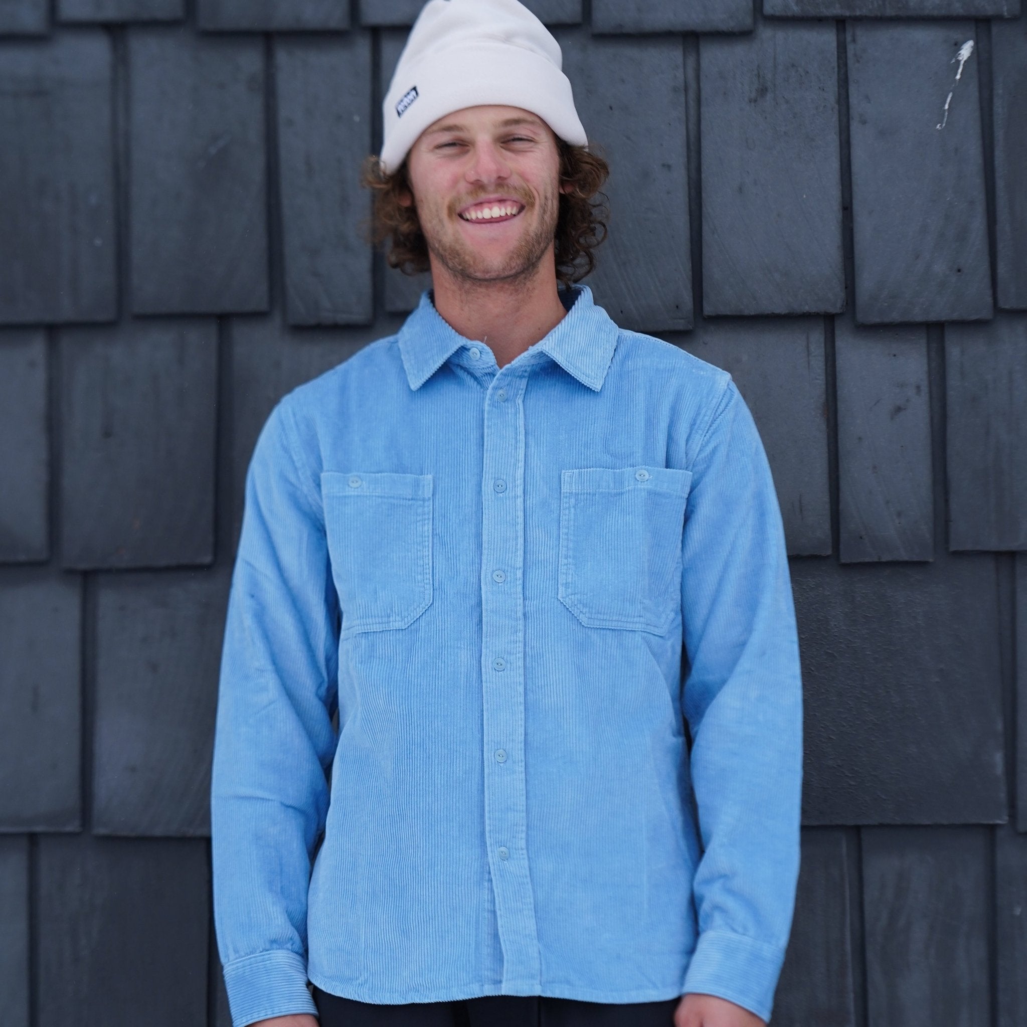 Men's Corduroy Work Shirt - Teton Gravity Research #color_blue bird