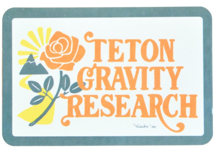 Yusuke Komori x TGR "Have a TGR Day" Sticker - Teton Gravity Research