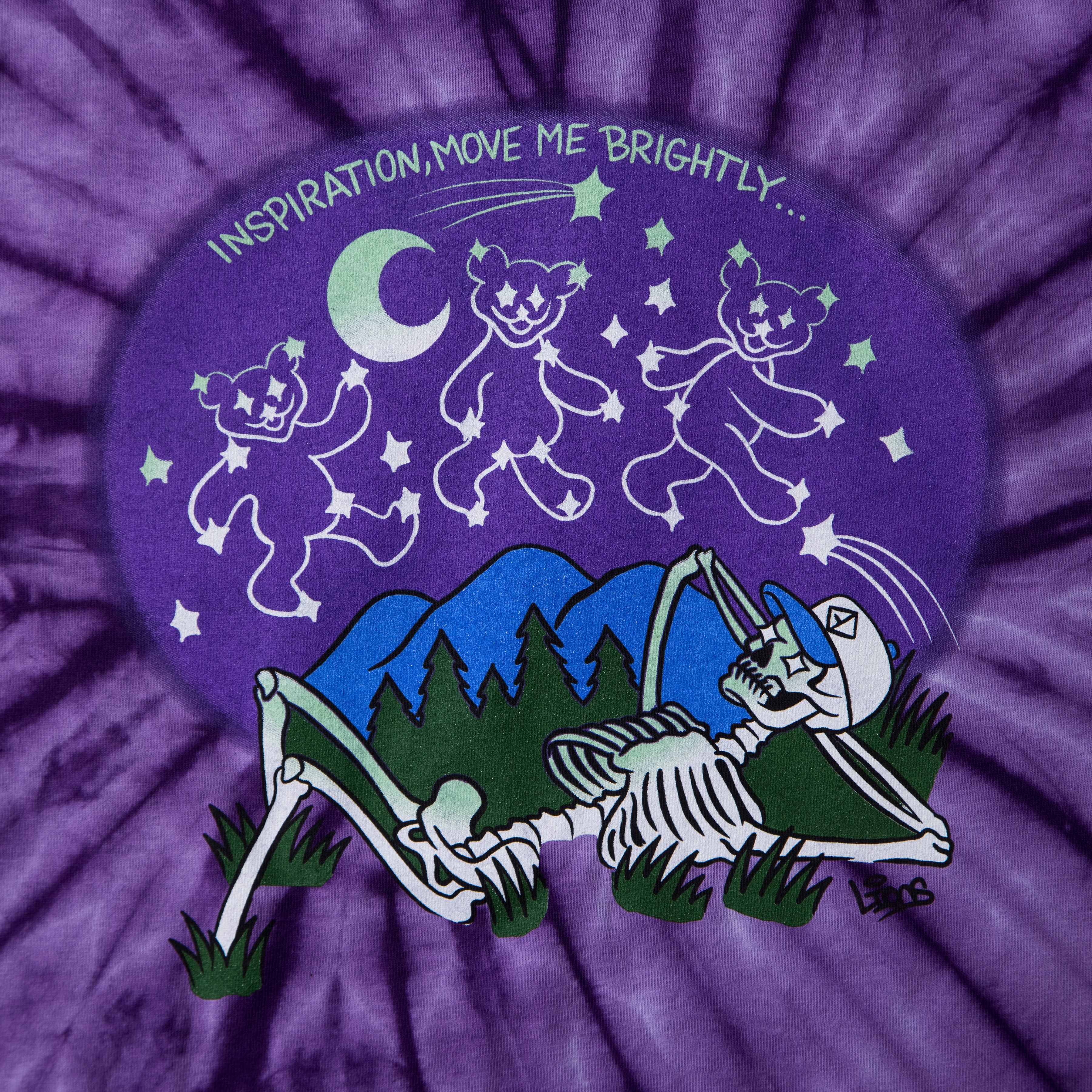 Grateful Dead x TGR “Inspiration, Move Me Brightly” Tee by Fernando Lions