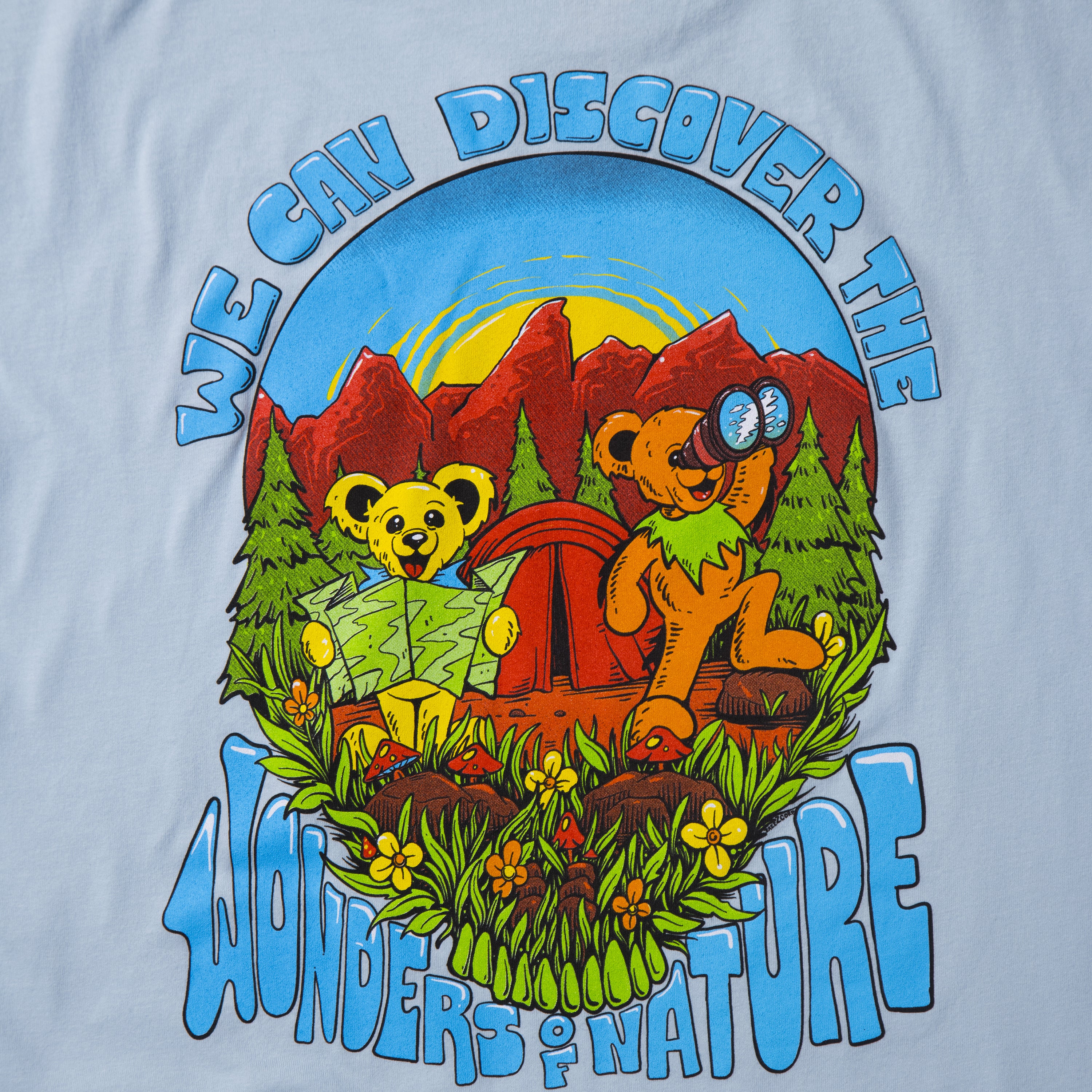 Grateful Dead x TGR “We Can Discover the Wonders of Nature” Solid Tee by Zazz Corp