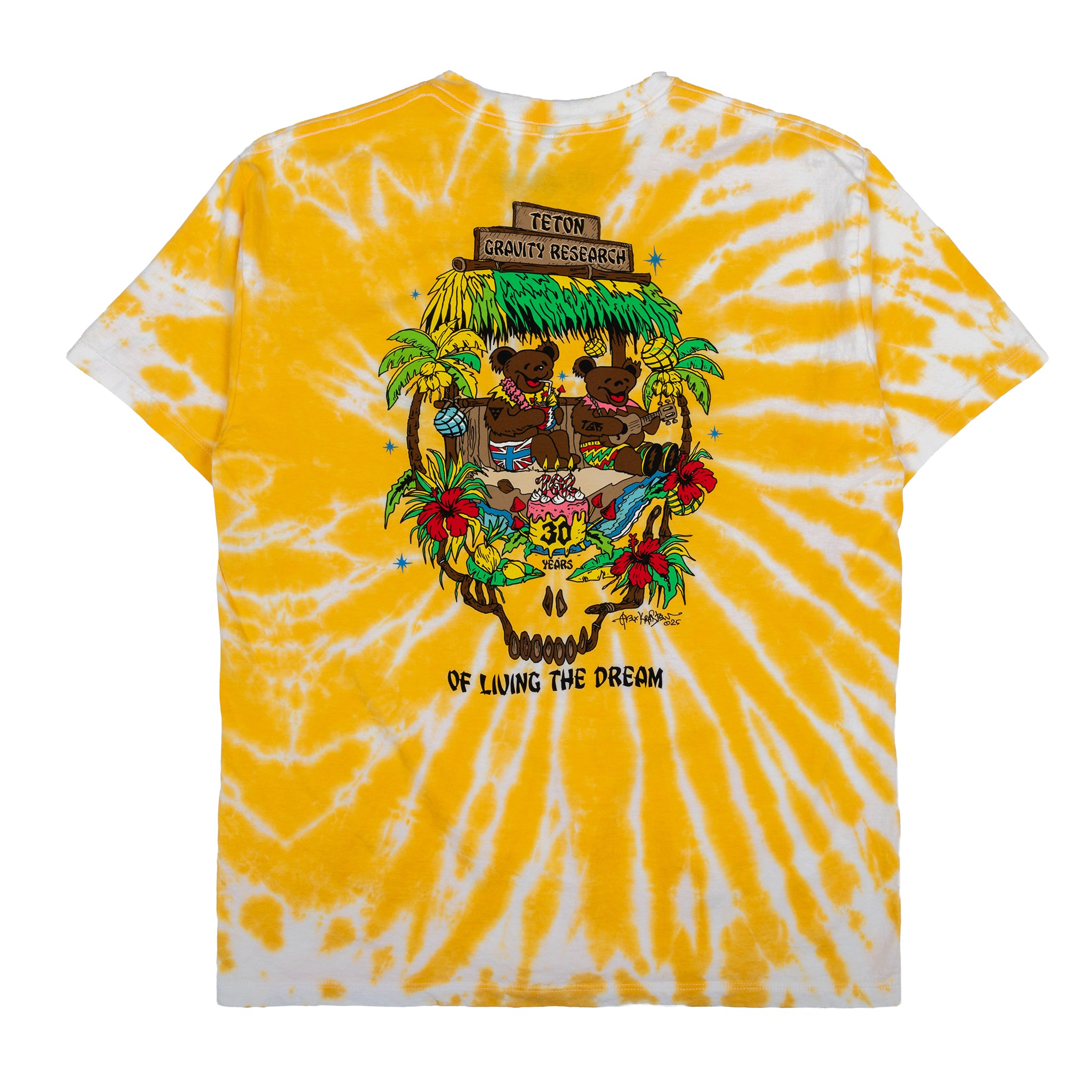 TGR x Grateful Dead 30 Years Tie-Dye Tee by Alex Krastev – Teton