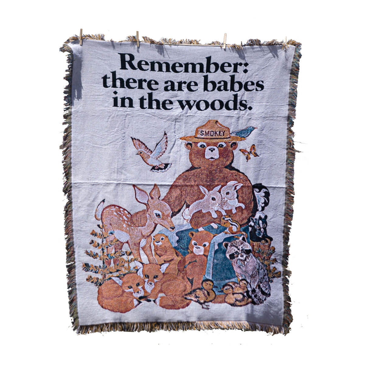 Smokey Bear x TGR "Babes in the Woods" Blanket