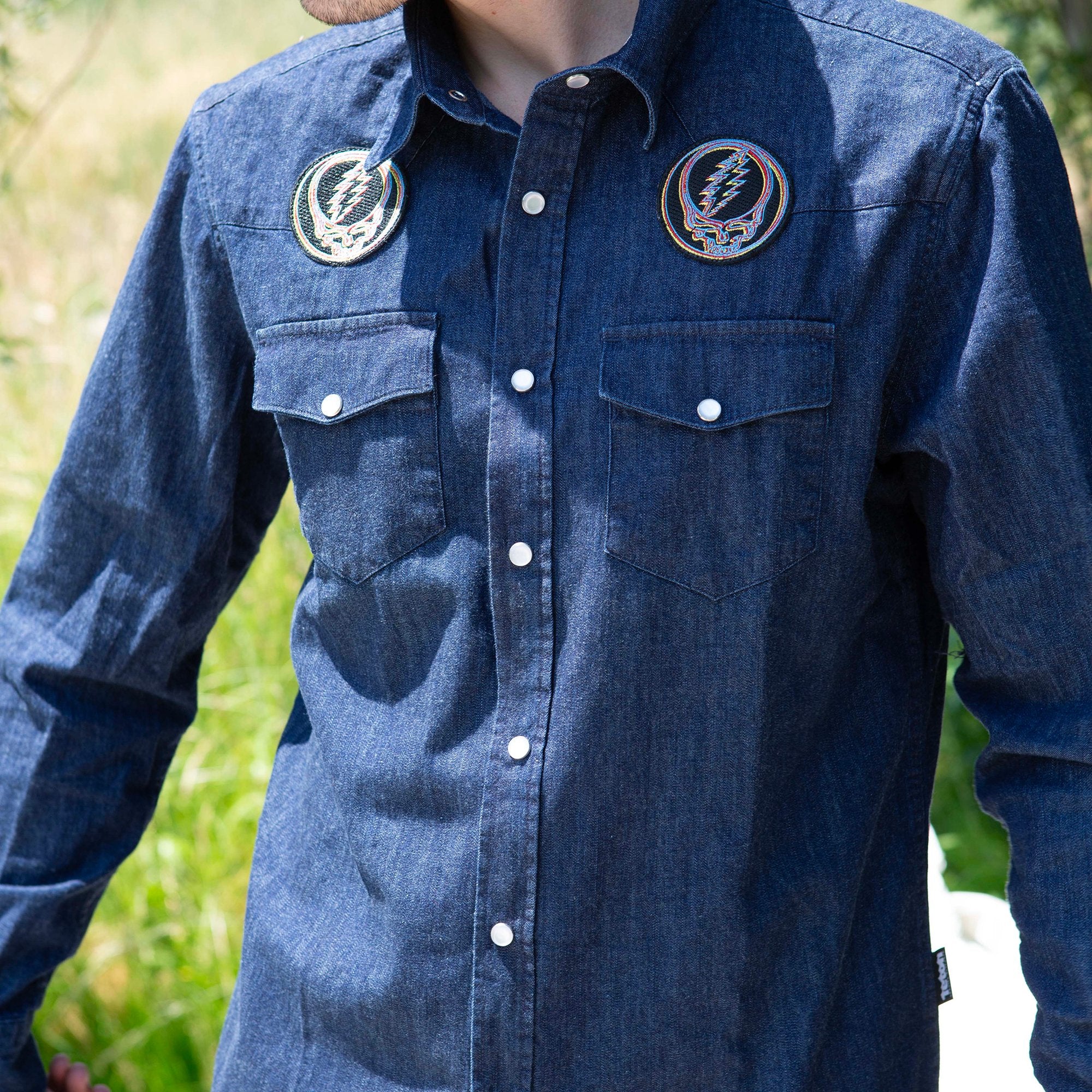 Reworked Grateful Dead buy Denim Shirt