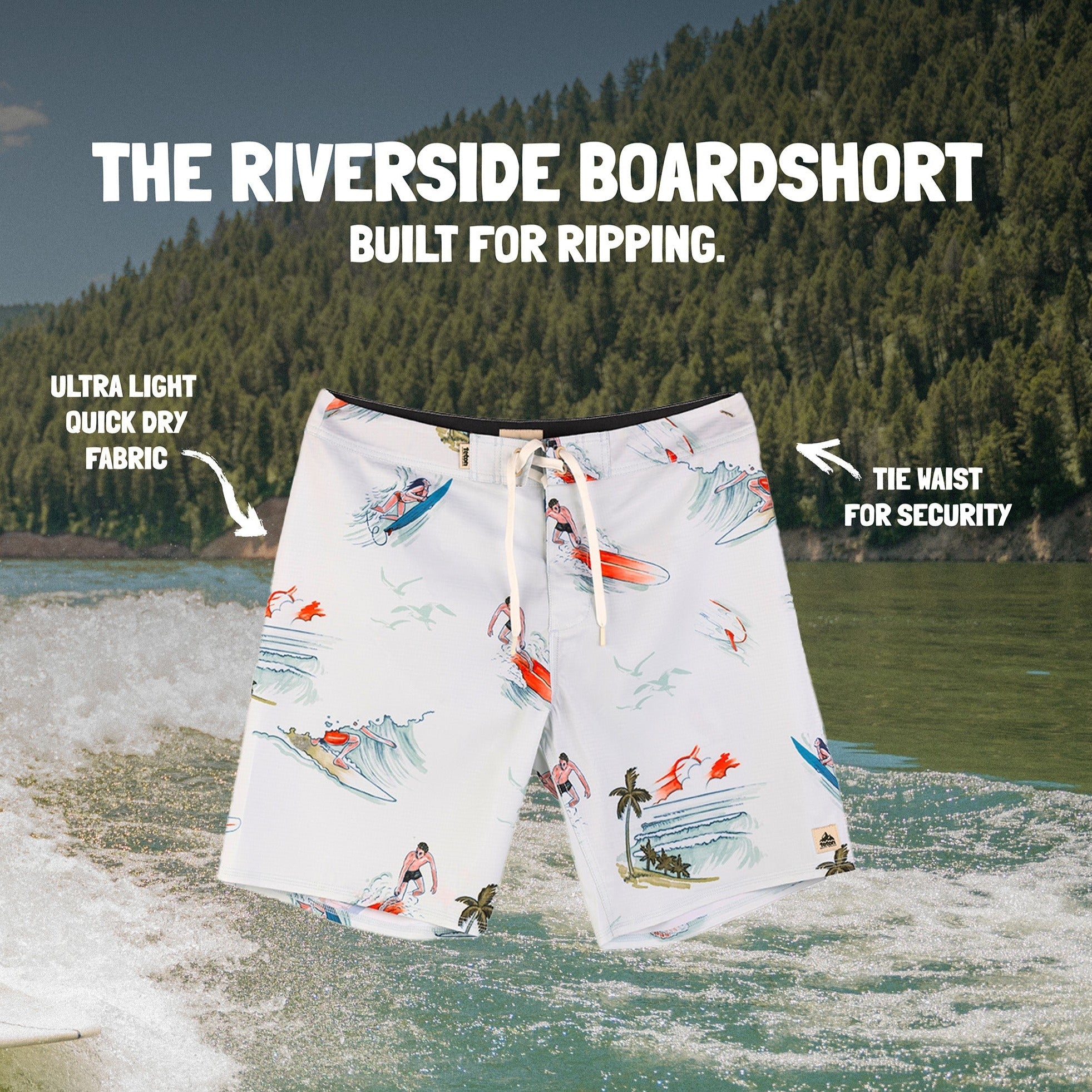Men's Riverside Boardshort - Teton Gravity Research
