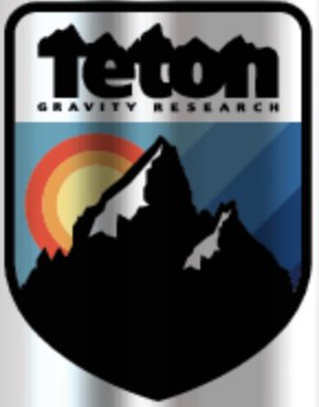 Retro Camp Mirrored Sticker - Teton Gravity Research