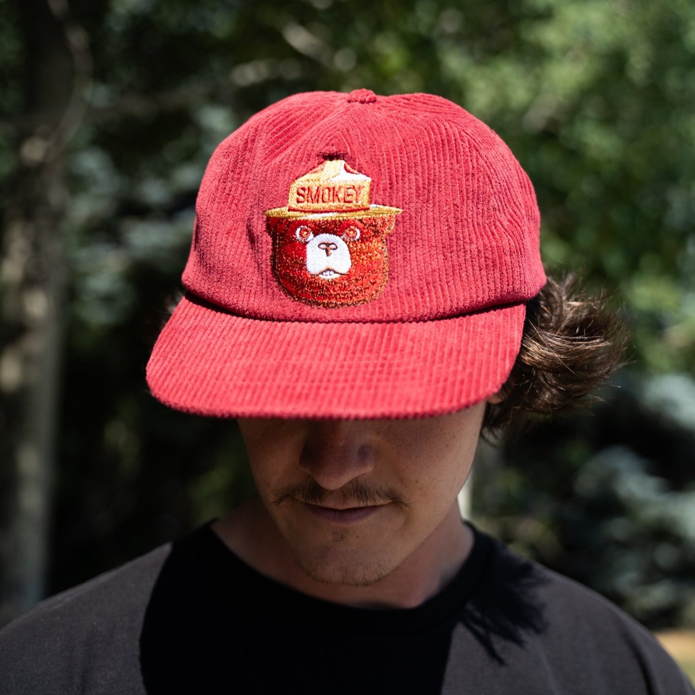 Smokey Bear x TGR Corduroy Snapback - Teton Gravity Research