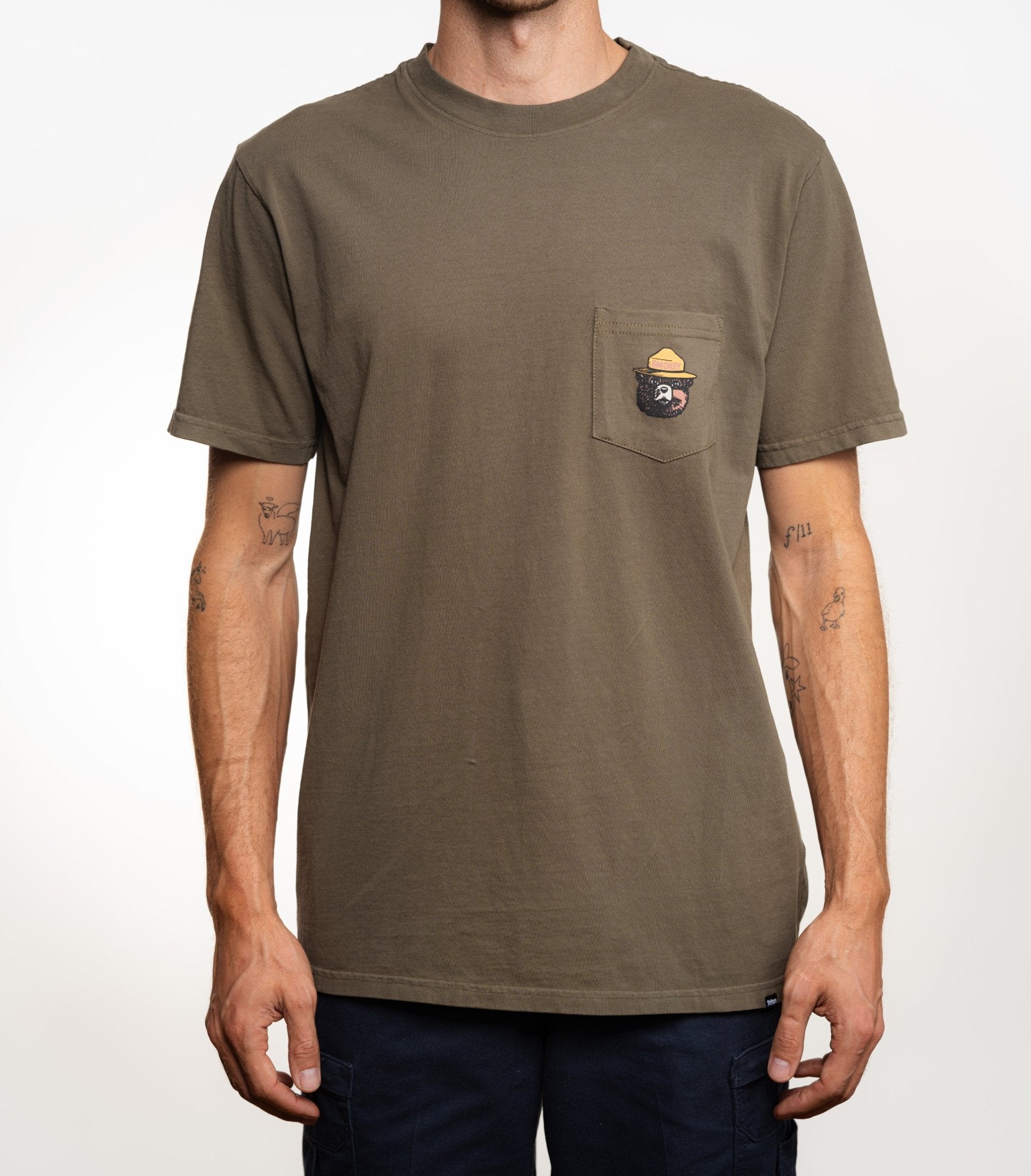 Smokey Bear x TGR Smokey Pocket Tee - Teton Gravity Research