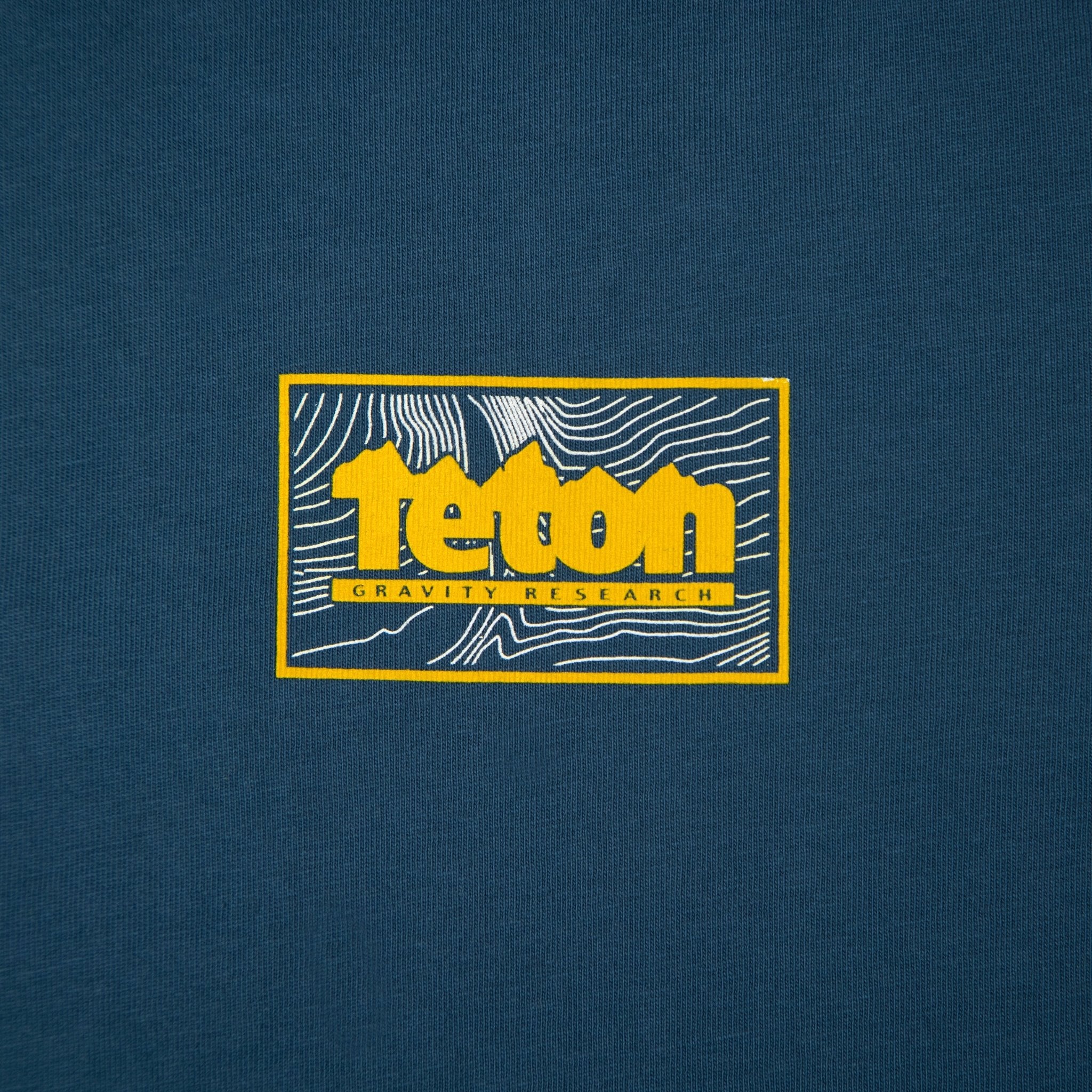 Topo Box Map Tee - Teton Gravity Research #color_bearing sea blue