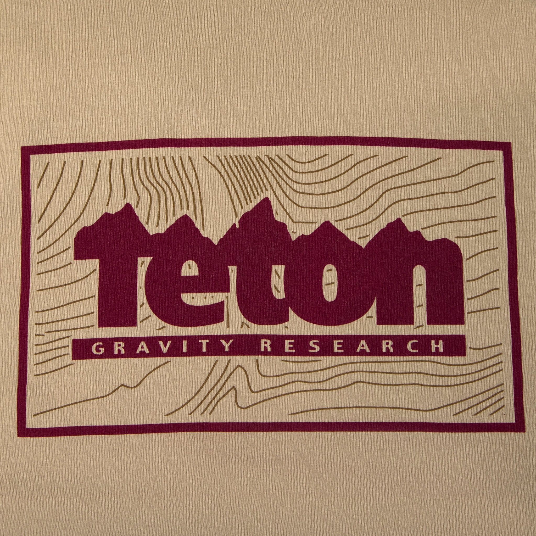 Topo Box Map Tee - Teton Gravity Research #color_stone