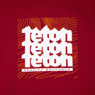 Topo Map Stacked Hoodie - Teton Gravity Research #color_tibetan red