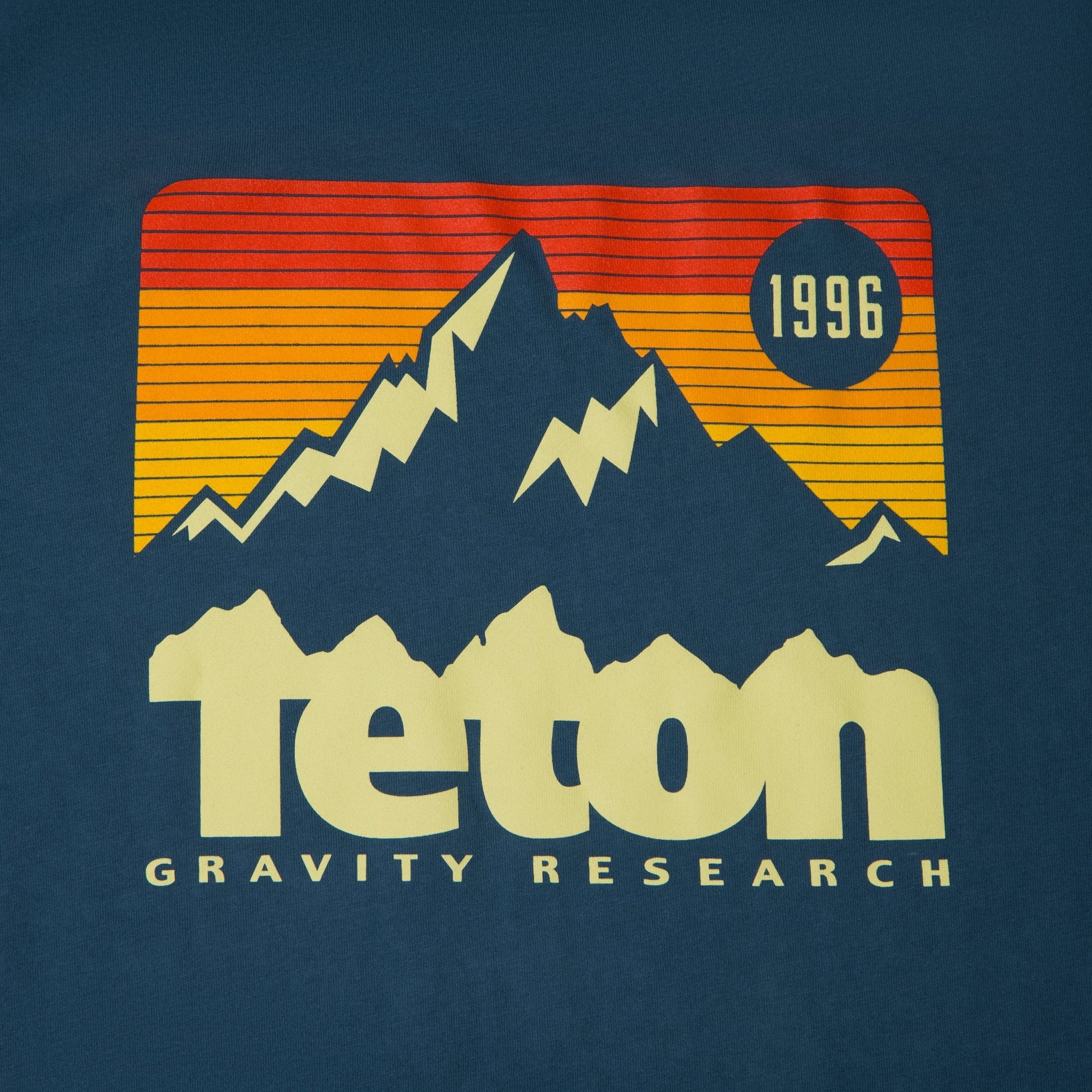 '96 Badge Tee - Teton Gravity Research #color_bearing sea blue