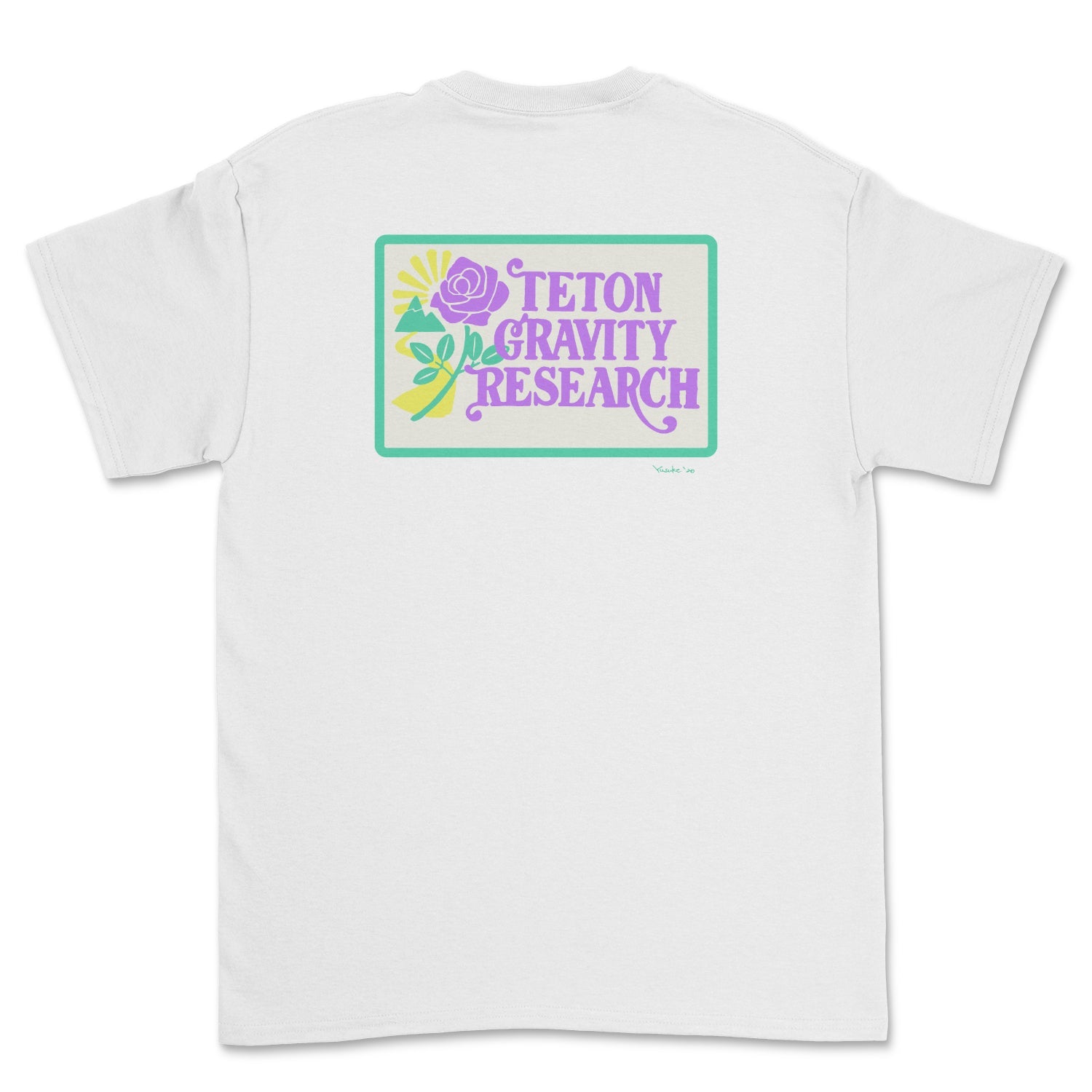 "Have A TGR Day" Short Sleeve Tee by Yusuke Komori - Teton Gravity Research