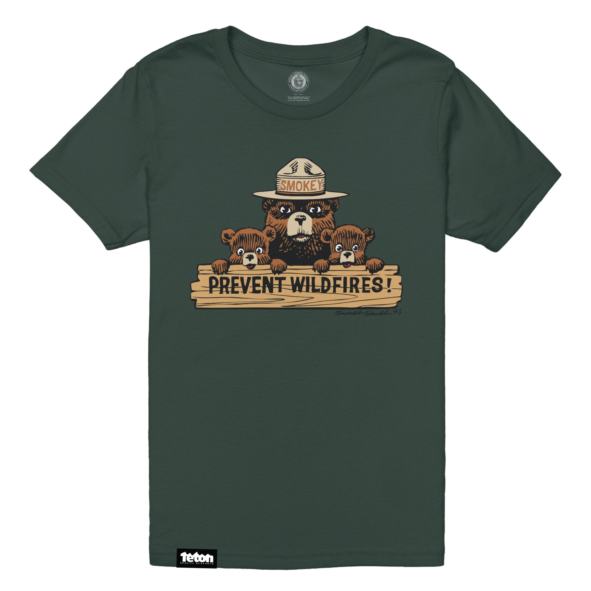 Smokey Bear x TGR Prevent Wildfires Youth Tee