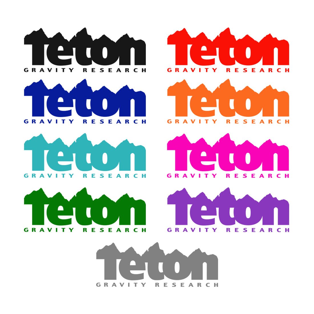 Team Die Cut Sticker - Teton Gravity Research