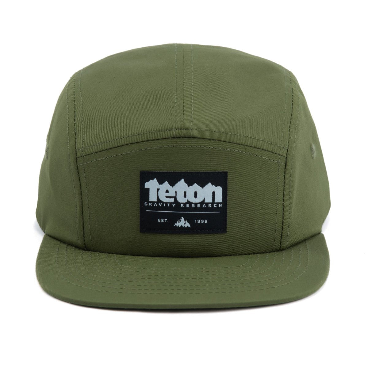 Twill 5 Panel Camper Hat - Teton Gravity Research #color_green