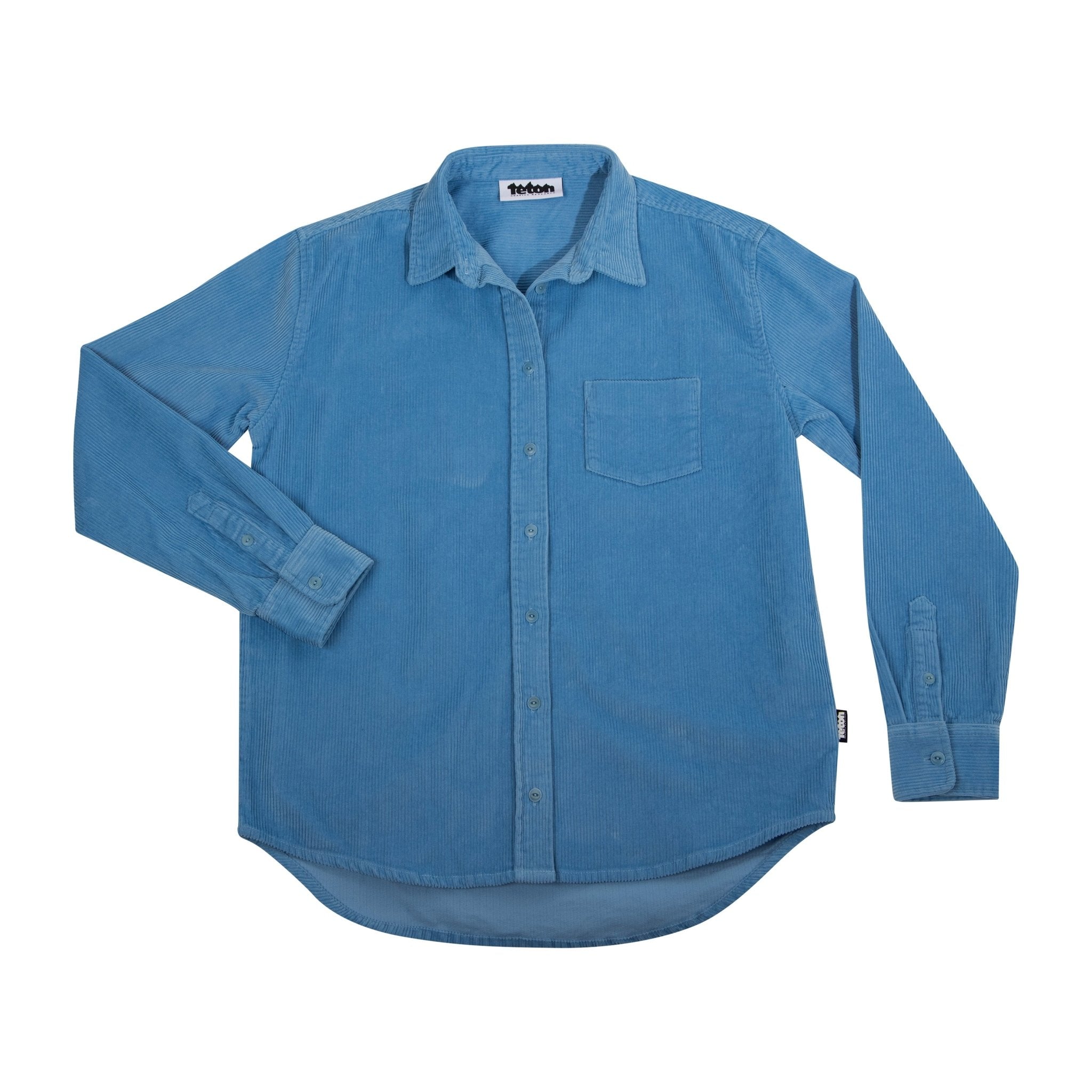 Women's Corduroy Work Shirt - Teton Gravity Researc #color_blue birdh